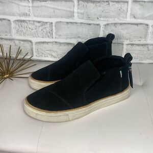 Toms Paxton Suede Water Resistant Slip On Sneakers Size 8.5